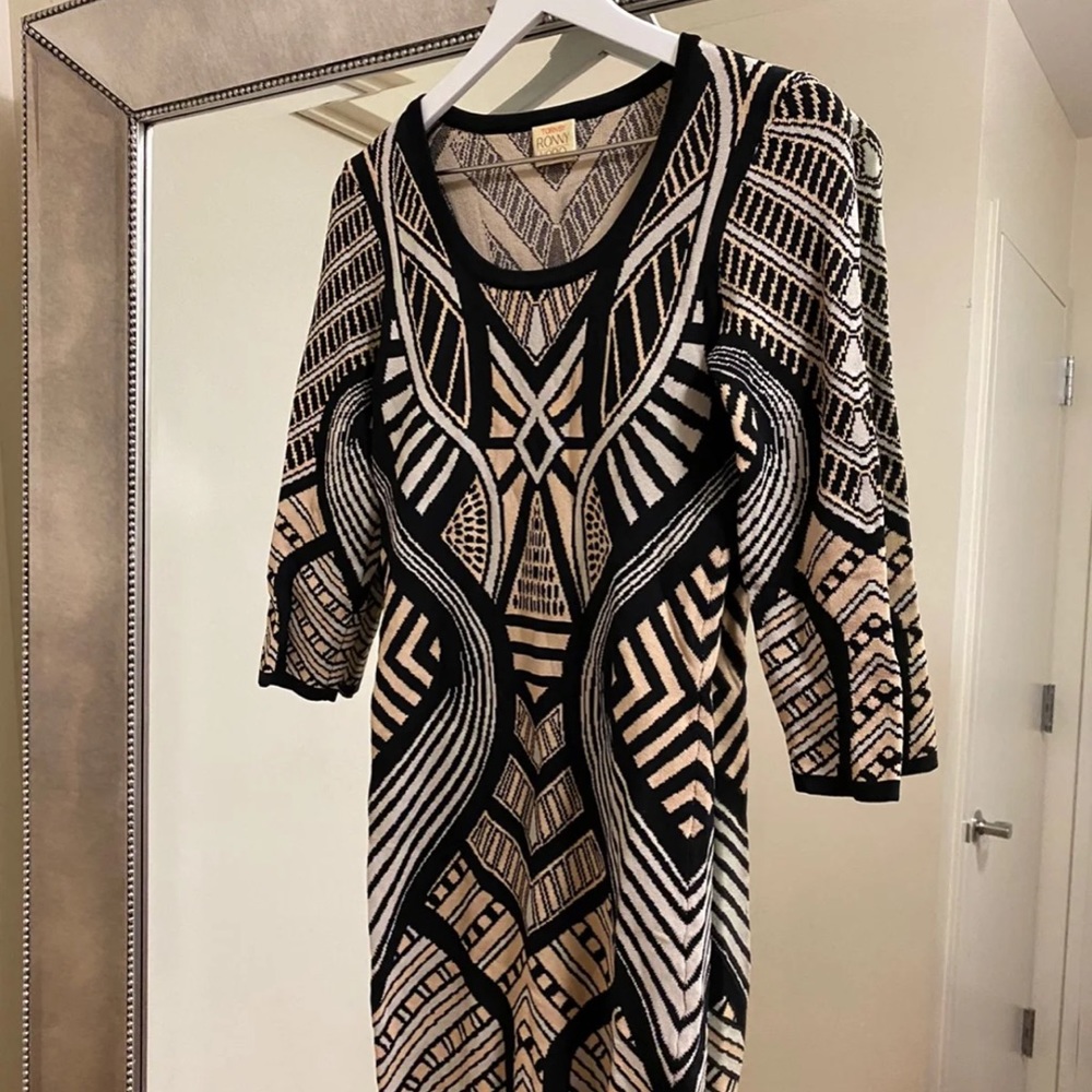 Torn by Ronny Kobo Print Dress